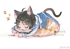 望仔小馒头——！

猫猫望zzz，大家也要早点zzz

p2是我得不到的小馒头沙发 ​​​​