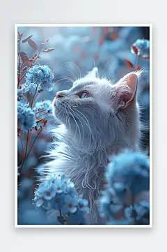 数字艺术宠物摄影宠物写真宠物猫咪海报素-众图网