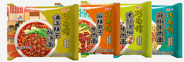 统一巧面馆系列方便面免抠png_新图网 ...