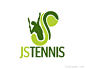 标志说明：伦敦JS网球俱乐部标志设计欣赏。