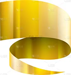黄金,缎带,白色背景,纺织品,风,模板,疤,标签,写实
