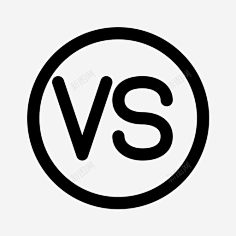 vs图标-花瓣网|陪你做生活的设计师 | VS灰色 创意素材