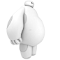 卡通_动画电影《超能陆战队》角色#大白# #3D模型#下载-Baymax from Big Hero 6 #动画角色模型#