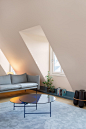 斯德哥尔摩一套色彩搭配精湛的公寓 Inner City Blue by Note Designs Studio