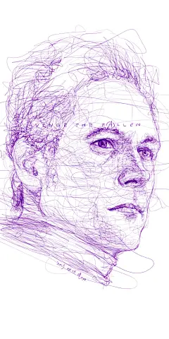 漫威#漫威同人#《复仇者联盟4》人物线体绘系列插画【存活者篇】，这线条很带感！
【阵亡者篇】OGALAXY_JACO
（来自中国画师『浪子申Leo』的应景创作） ​​​​