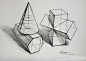 结构素描-几何形体组合（10）