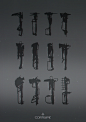 Post apocalyptic melee weapons, Anton Kukhtytskyi : Hi guys! I created weapon design for my personal project "Corrupt" and I added free PSD on gumroad.
For a long time trash and scrap metal accumulated in my village, and finally I decided to use