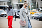 New York Fashion Week street style.