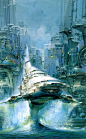 西方幻想类插画大师系列（七） 约翰.伯格 John Berkey