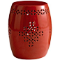 Pier 1 Imports Garden Stool - Red