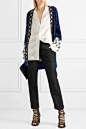 Haider Ackermann - 羊毛直筒裤 : 黑色羊毛
 正面配有单颗隐形钩扣、单颗隐形纽扣和隐形拉链
 100% 羊毛
 干洗