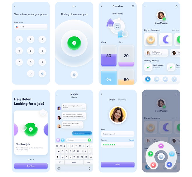 UI Kits : Nomo UI Ki...