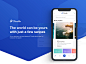 Travello App Concept - Plan a new travel adventure : World can be yours with just a few swipes. Do you happen to plan a new travel adventure? This Travel App will help you to discover new places!