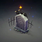 Tombstone Fanart, julien allard : Made a little asset tombstone.
Based on a Sephirothart's concept.