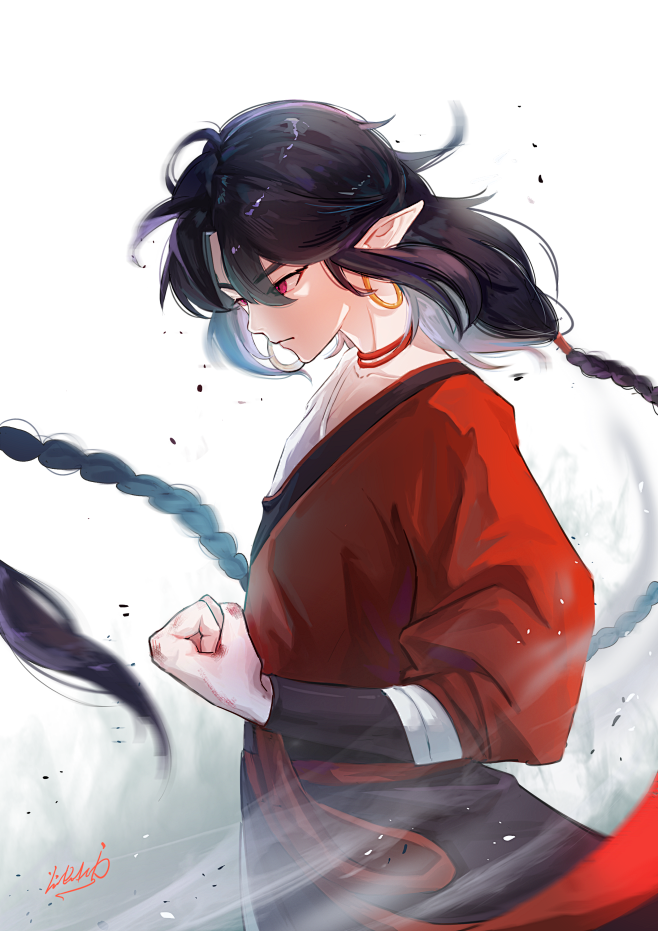 二次元插画罗小黑战记蓝溪镇玄离透明底