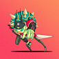30 Days / 30 Characters by Nathaniel Rueda : Peruvian artist Nathaniel Rueda, aka MUTE, challenged himself on a daily basis for a full month in this self-initiated project called ‘30 Days / 30 Characters’.<br/>“As the name implies, I would 