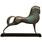 Iron Horse Sculpture | From a unique collection of antique and modern sculptures at http://www.1stdibs.com/furniture/more-furniture-collectibles/sculptures/: 
