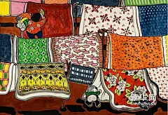 从临汾→纽约，曲沃农家女画作《拾麦穗》进联合国参展 : 拾麦穗曲沃杜淑霞临汾新闻网讯（通讯员姚芳乔丽霞）5月25日，以“世界情·中国梦”为主题的“中国农民画精品暨东丰农民画赴联合国总部大展”的宣传片在纽约时代广场大屏幕播出，来自中国35个农民画乡的农民画精品集体...