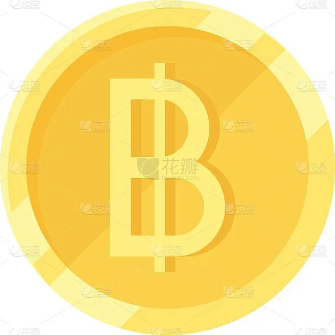 泰铢硬币，泰国的官方货币素材-花瓣网
