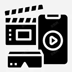 vr眼镜手机电影 UI图标 设计图片 免费下载 页面网页 平面电商 创意素材