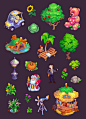 Fashion Farm, Sultan Galimzyanov : Vector objects and icons for Fashion Farm (our game for social networks)