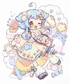 水彩临摹插画分享｜简单治愈✨ - 小红书