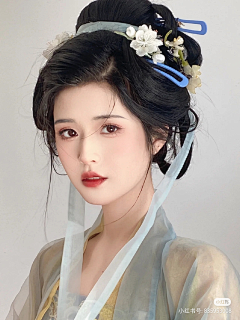 -画心-采集到古代发型参考