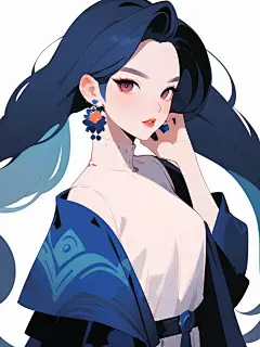 极简美学｜人物插画｜9/100 - 小红书