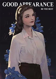 不一样的复古女郎！10款充满时代感的人像插画 - 优优教程网 - 自学就上优优网 - UiiiUiii.com : 韩国画师 HAREN (Kim Han seul) ，一组不一样的复古女郎，作者非常擅长复古韵味的人物插画，仿佛来自上世纪初的画报封面 ​​​，满满的时代感。俏丽又性感~让人眼前一亮！