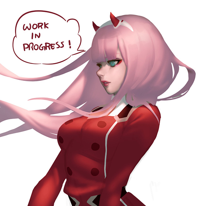 darlinginthefranxxzerotwowiptinaweijustaquickdoodle