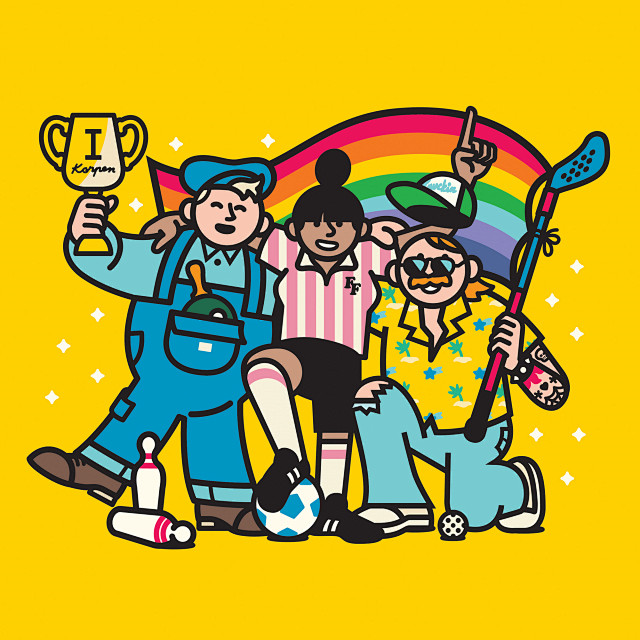 芬兰插画家raminiemi富含情感的扁平化插画作品小元素的大量运用让