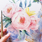 Watercolor flowers