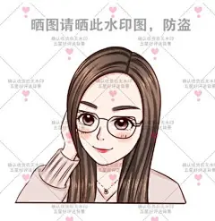 水彩 漫画纯手绘头像设计插画情侣手工定制真人照片卡通Q版代画画-淘宝网