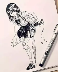 日本插画师 mitsumayo ​​​​卡通人物形象插画欣赏