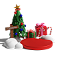 Christmast_Tree_And_Podium