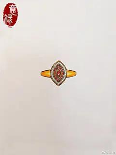 #意禄珠宝# #珠宝# #红宝石# #戒指#
意禄珠宝红宝石戒指18K金镶嵌宝石定制设计加工 ​​​​