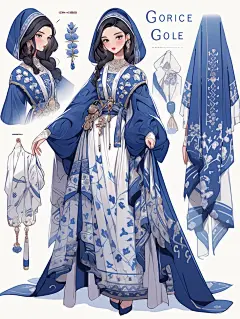 AI 服设| Arabian Fashion 青花
