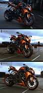 Mako Petrovic： Ducati Hunter(原图尺寸：597x1265px)