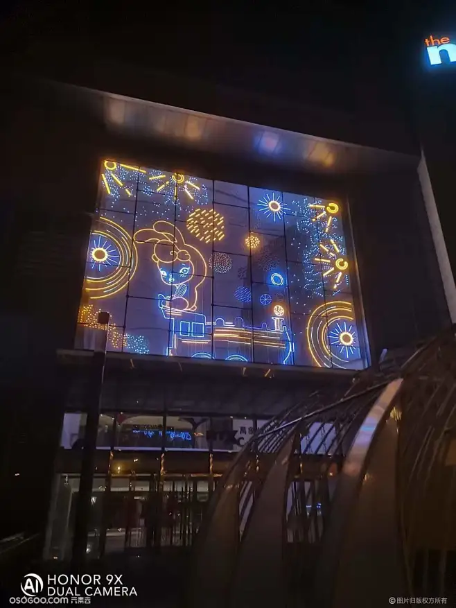 灯饰画 楼体亮化工程 动态LED灯画-花瓣网