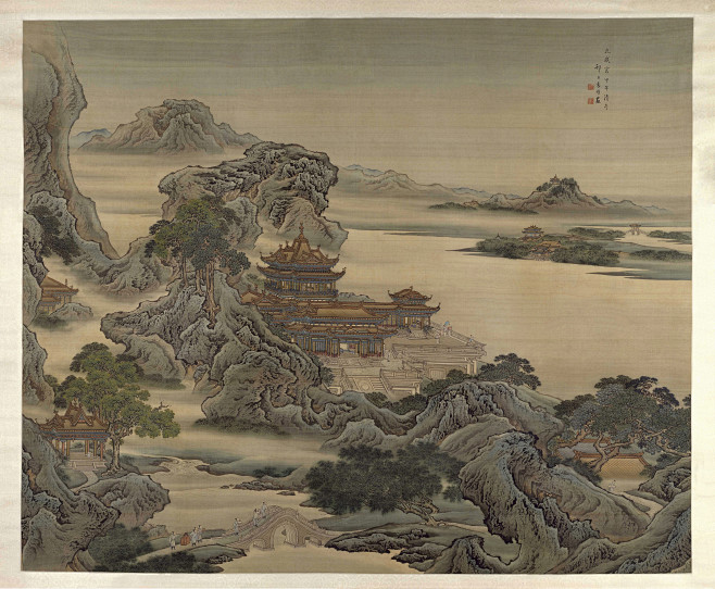 清 袁耀 九成宫图轴缩略图