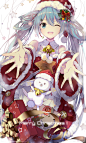 miku~ Merry Christmas！「- Merry Christmas -」  Pixiv ID：66437735  Linfi-MUU