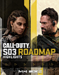 Photo by Call of Duty on April 06, 2023. May be an image of 2 people, poster and text that says 'CALL CALLDUTY R DUTY S03 ROADMAP HIGHLIGHTS MIN WARZONE MNWARZONE.2.0 2.0'.