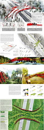 ARC International Wildlife Crossing Infrastructure Design CompetitionInfrastructure Design, Urban Design, Arc International, Nice Drawing, Wildlife Crosses, Design Competition, Crosses Infrastructure, International Wildlife, Architektur Präsentation