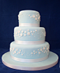 婚礼蛋糕之蓝色优雅 