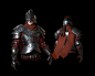 Knight, Jeremiah Potts : Did this for an art test. Had two weeks to complete. 3 sets of 1024 textures (PBR) and 7997 tris.