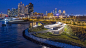 Hunter's Point South Waterfront Park : The park’s recently completed second phase offers New Yorkers an "urban wilderness;" pathways snake along the site’s contours and in between newly re-introduced wetlands and the water’s edge. Plantings enge