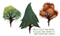 dommifox: A couple people asked me how I vary my leaves and trees and honestly, it’s super easy! I’ve never made a tutorial/guide before so I kept this mega simple but I hope someone out there might find it useful at least! Also, anyone can download the b