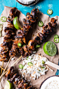 Coconut Honey Lime Filipino Chicken Adobo Skewers | halfbakedharvest.com @hbharvest