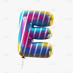 白色背景,气球,英文字母e,字体,分离着色,有凹槽的,背景分离,字母,信函