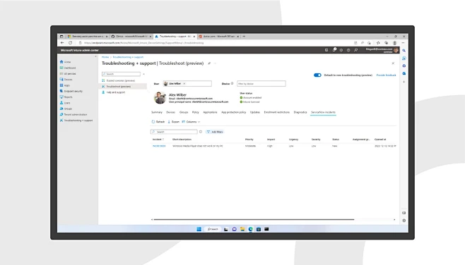 Microsoft Intune 管理中...